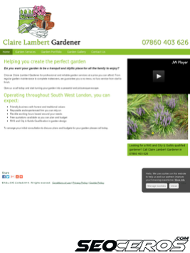 lambertgardens.co.uk tablet preview