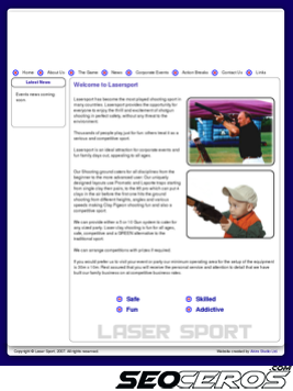 laser-sport.co.uk tablet preview