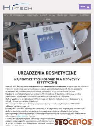 laserhitech.pl tablet 미리보기