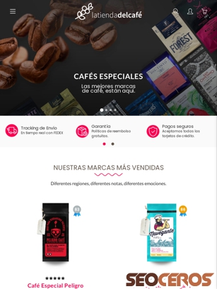 latiendadelcafe.co tablet preview