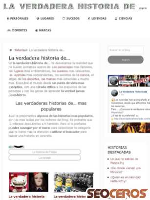 laverdaderahistoriade.com tablet náhľad obrázku