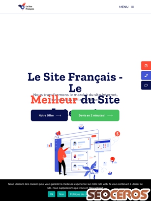 le-site-francais.fr tablet előnézeti kép