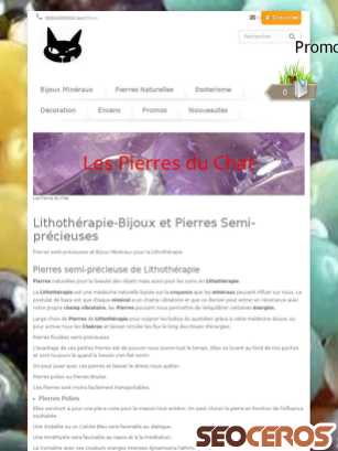 lespierresduchat.fr tablet preview