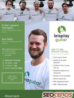 letsplaymusic.co.uk/private-instrument-lessons/guitar-lessons/guitar-lessons-faringdon tablet preview