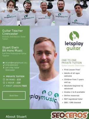 letsplaymusic.co.uk/private-instrument-lessons/guitar-lessons/guitar-teacher-cirencester-stuart-elwin {typen} forhåndsvisning