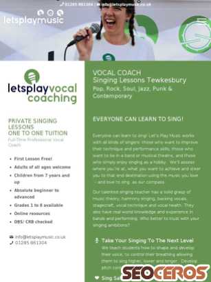 letsplaymusic.co.uk/private-instrument-lessons/vocal-coaching-singing-lessons tablet előnézeti kép