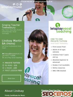 letsplaymusic.co.uk/private-instrument-lessons/vocal-coaching-singing-lessons/singing-teacher-tewkesbury {typen} forhåndsvisning