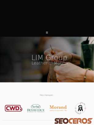 lim-group.com tablet 미리보기