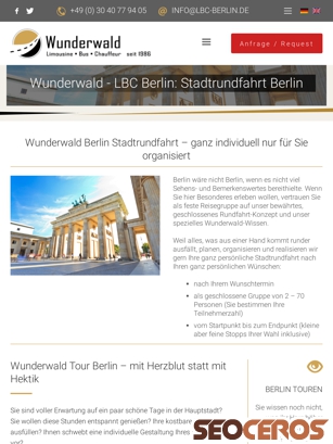 limousinebusberlin.de/stadtrundfahrt-berlin tablet Vista previa