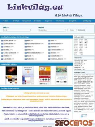 linkvilag.eu tablet előnézeti kép