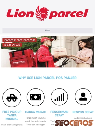 lionparcelpanjer.com tablet náhľad obrázku