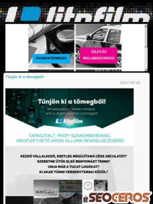 litofilm.hu tablet preview