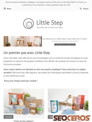 littlestep.be tablet előnézeti kép