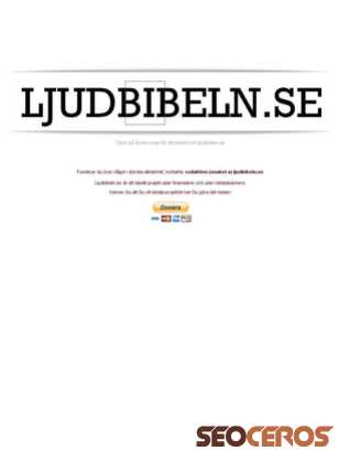 ljudbibeln.se tablet náhled obrázku