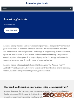 locastorgactivate.com tablet anteprima