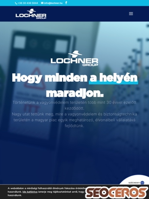 lochner.hu tablet preview
