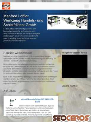 loeffler-werkzeuge.de tablet előnézeti kép