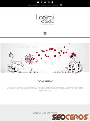 loomistudio.com tablet előnézeti kép