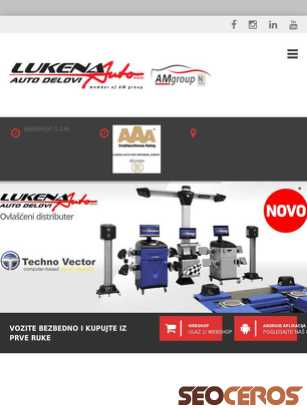 lukena-auto.com tablet obraz podglądowy