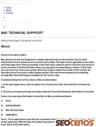 mac-technical-suppport.site123.me tablet preview