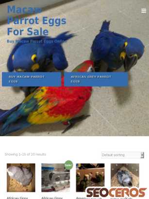 macawparroteggsforsale.org tablet preview