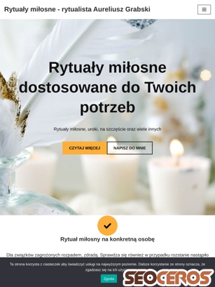 magiczne-rytualy.pl tablet förhandsvisning