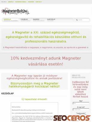 magneterbolt.hu tablet preview