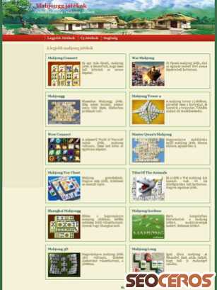 mahjonggjatekok.com tablet Vista previa