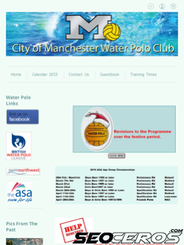 manchesterwaterpoloclub.co.uk tablet preview