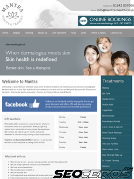 mantra-health.co.uk tablet Vorschau