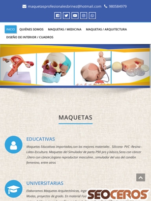 maquetasbrinez.com tablet preview