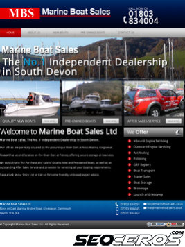 marineboatsales.co.uk tablet preview