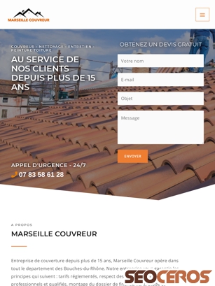 marseille-couvreur.fr tablet Vorschau