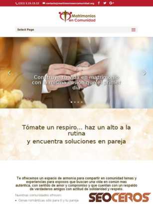 matrimoniosencomunidad.menteinfinita.com tablet náhľad obrázku