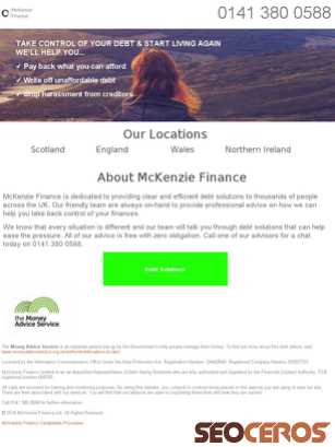 mckenzie-finance.co.uk tablet förhandsvisning