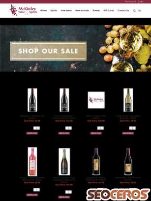 mckinley.global-wineandspirits.com tablet náhľad obrázku