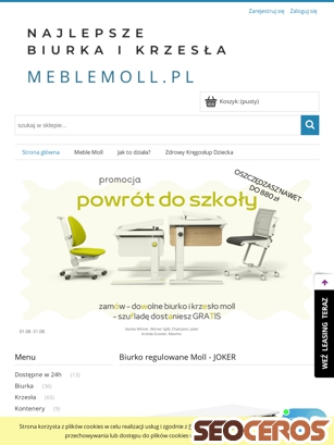 meblemoll.pl tablet előnézeti kép