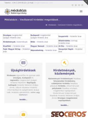 mediabazis.com tablet előnézeti kép