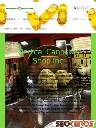 medicalcannabisshopinc.org tablet förhandsvisning