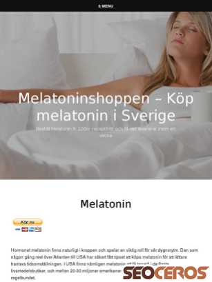 melatoninshoppen.se tablet förhandsvisning