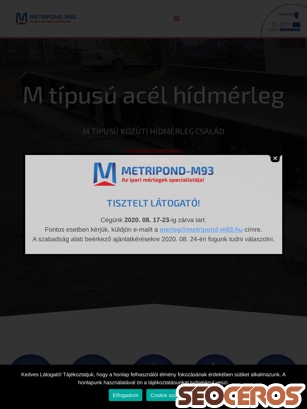 metripond-m93.hu tablet preview