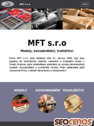 mft.cz tablet preview