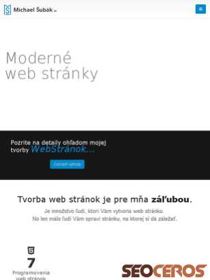 michael.subak.sk/tvorba-web-stranok tablet preview
