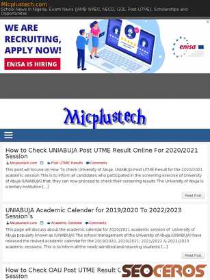 micplustech.com tablet preview