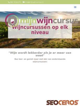 mijnwijncursus.nl tablet preview