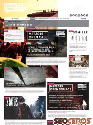 milanofilmfestival.it tablet preview