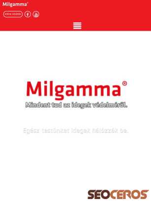 milgamma.hu tablet preview