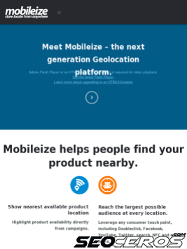 mobileize.co.uk tablet náhled obrázku