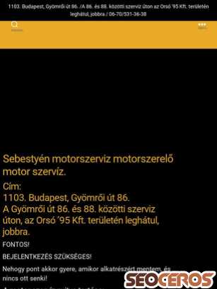 motorkerekparszerelo.hu/kapcsolat tablet Vorschau