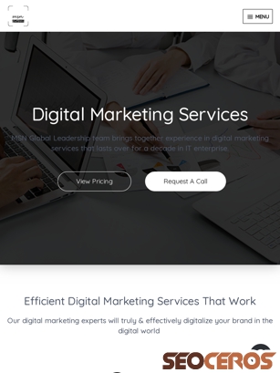 msn-global.com/digital-marketing-services tablet 미리보기